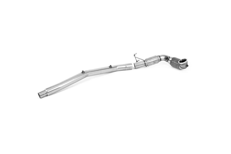 Miltek Large Bore Downpipe & Hi Flow Race Cat - For OE Cat Back - Volkswagen - Golf 8 R MK8 R - SSXVW637