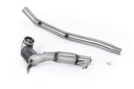 Miltek Large Bore Downpipe and Hi-Flow Race Cat - Fits with OE Cat Back - Volkswagen - Golf 8 Gti MK8 GTI - SSXVW675