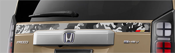 Mugen - Tail Gate Decal (MUGEN camo) - Honda - Freed Hybrid GT7 - 08F32-XNY -K0S0-MC - Rzcrew Garage