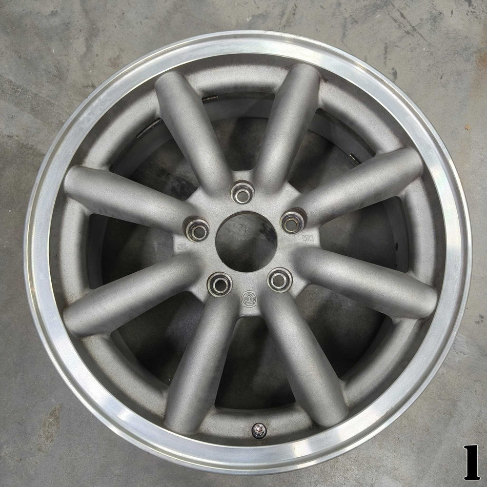 Watanabe F8F Magnesium (Second Hand set of 4) - 17x7J - 5x114.3 - ET: 40 (Silver)