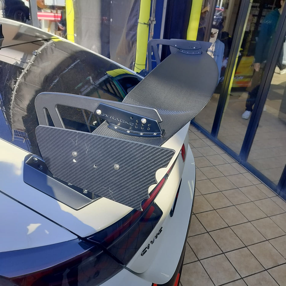 Js Racing - Phantom Dry Carbon Swan GT-WING - Honda - Civic Type R FL5
