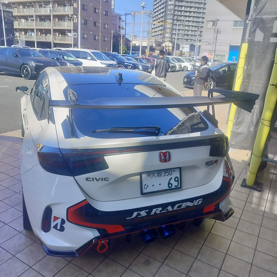 Js Racing - Phantom Dry Carbon Swan GT-WING - Honda - Civic Type R FL5