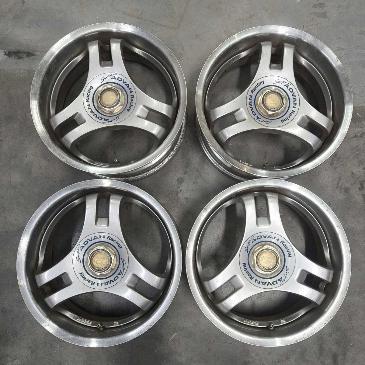 Super Advan Racing SA3R (Second Hand set of 4) - 15x6.5J - 4x100 - ET: 32 (Silver)