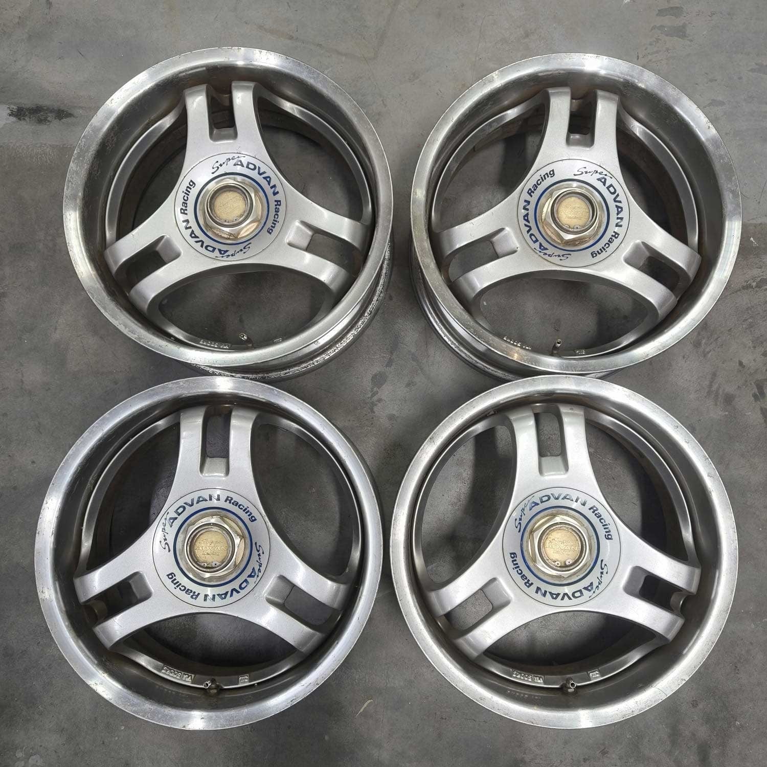 Super Advan Racing SA3R (Second Hand set of 4) - 15x6.5J - 4x100 - ET: 32 (Silver)