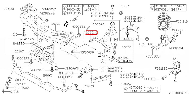 Subaru OEM - Subaru OEM - FRONT LOWER ARM BUSHING-TRANSVERSE LINK,FRONT - Subaru - BRZ ZD8 - 20204AG030 - Rzcrewgarage