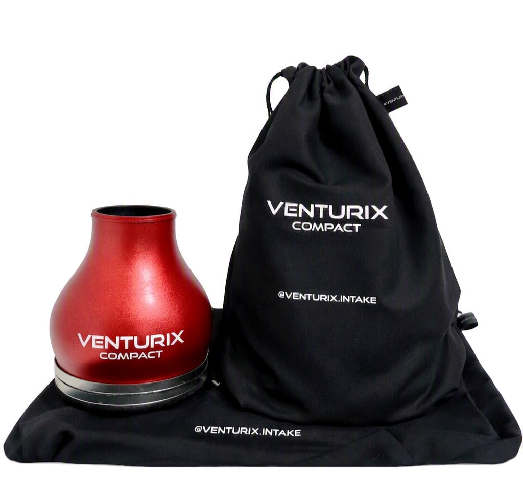VenturiX Compact 2.0 Universal Cold Air Intake System (Red) - VX-C2R