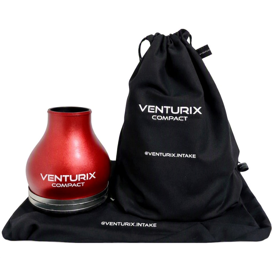 VenturiX Compact 2.0 Universal Cold Air Intake System (Red) - VX-C2R