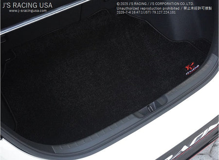 Js Racing - BLACK Trunk Mat (RHD) - Honda - Civic Type R FK8 - XRLM-K8-BK