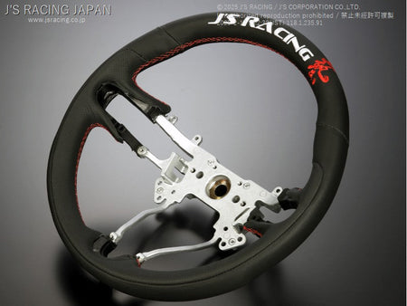 Js Racing - Sports Steering Wheel WAZA Leather - Honda-SSG-03-JSL - RZCrewGarage