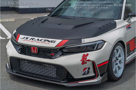 Js Racing - PHANTOM Dry Carbon Front Wing Spoiler - Honda - Civic Type R FL5 - PHAH-L5-FW - Rzcrew Garage