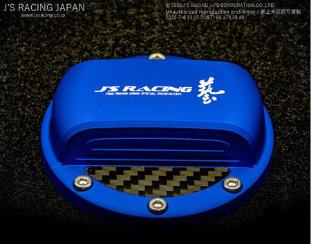 Js Racing Fuel Cap Cover Blue - Rzcrewgarage
