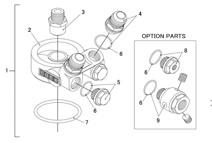 Trust Greddy 1/8NPT Sensor adapter  for Sandwich Plate -16400720 - RZCREWGARAGE