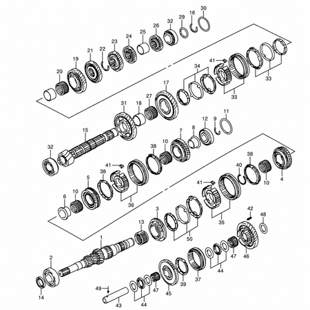 OEM Suzuki Third Gear Synchronizer Ring Assembly Suzuki - Swift Sport ZC33S 24403-54L00 - RZCrewGarage