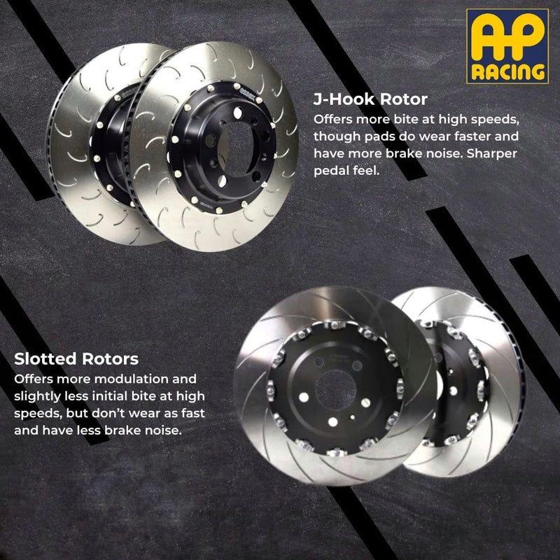 APRAC-AP9444-5000R285x24mmUniversal-Braking point Slotted Rotors-Anodised Grey-Ferodo DS Performance - Rzcrewgarage