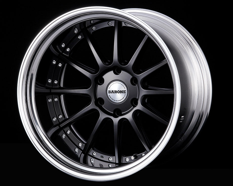 Fabulous Barone LV-12 2PIECE Step Rim - BARONELV-122PIECESTEPRIM-196X1397-12550TO-44SGB-JP1