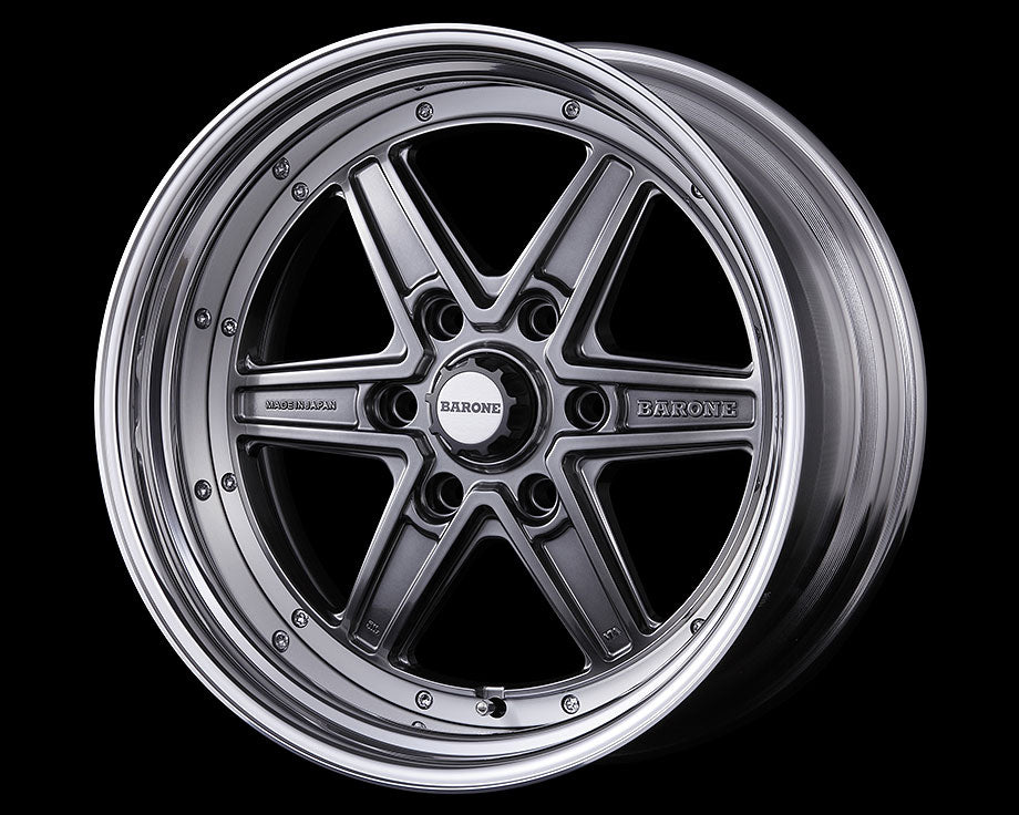 Fabulous Barone MK-6 2PIECE Step Rim - BARONEMK-62PIECESTEPRIM-196X1397-9550TO-6HB-JP1