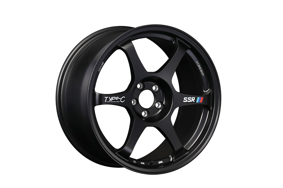 SSR Japan Type C Forged - 17x7.5J - 5x100 - ET: 44 (Sprint Black) – RZCrew