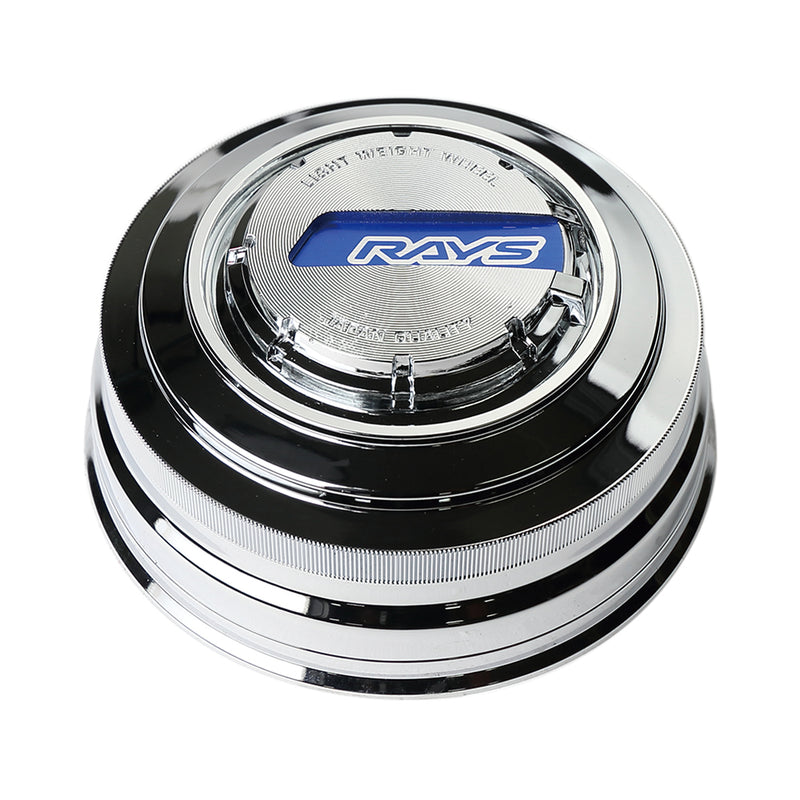 Rays - No.86 RAYS LPS CAP Chrome/BL - RZCrewGarage