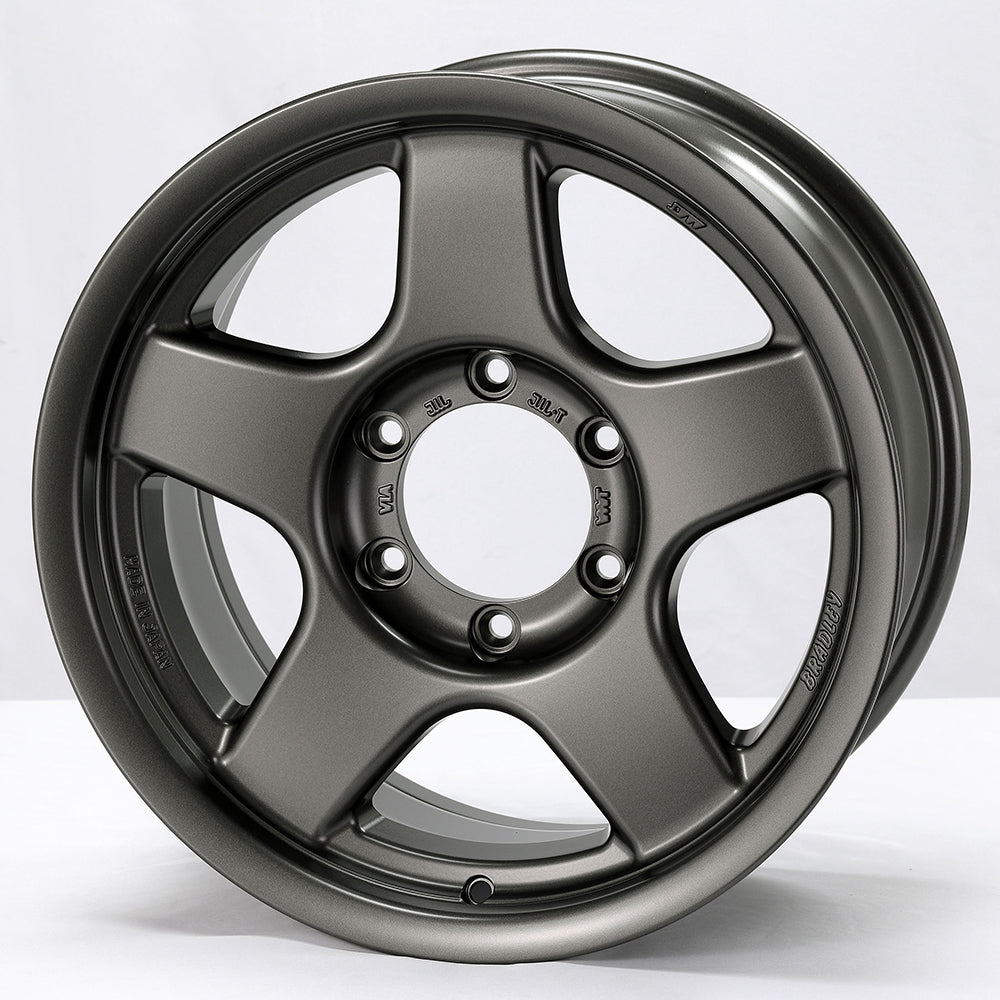 Bradley V - 17x8.5J - 5x150 - ET: -15 (Matte Gunmetallic)
