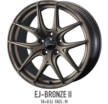 WedsSport SA-01R - 17x7.5J - 5x100 - ET: 48 (EJ-BRONZE II) - 5x100 - SA-01R177.5485x100-EJ-BRONZE II