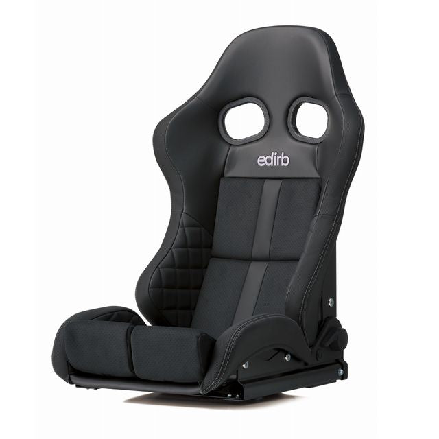 Edirb 171 Grey Stitching Reclinable Seat - Carbon - Black-G71PLC - Rzcrewgarage