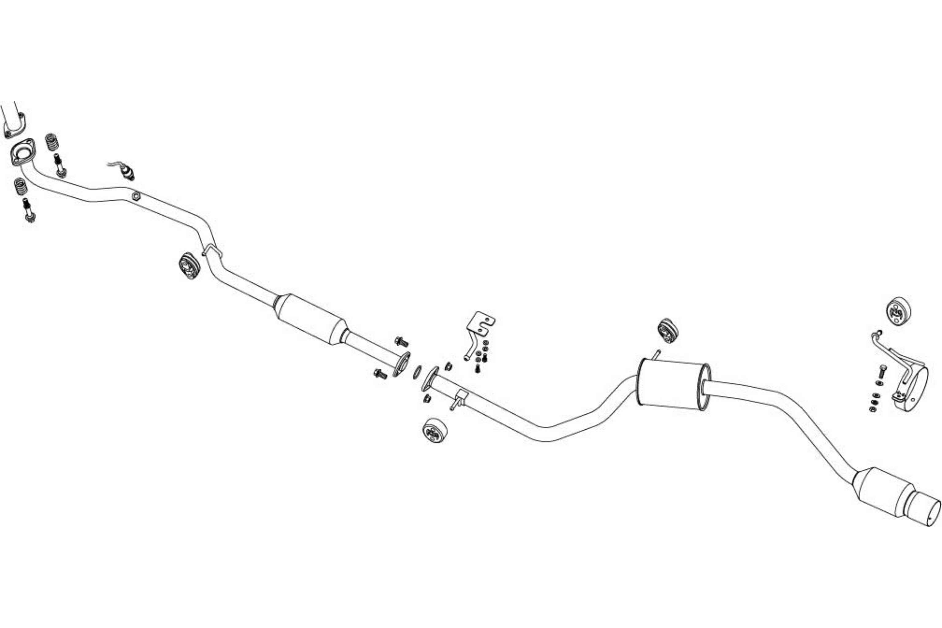 FUJITSUBO A-RM Exhaust – Toyota bB QNC21 (3SZ-VE) - 250-21621