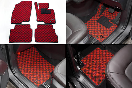 Autoexe - RED Sports Floor Mat (RHD) - Mazda - CX-5 KF5P - 