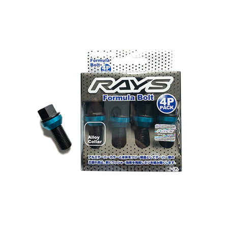 Rays - Formula Bolt Set L28 - 4 Pieces - Black - M14x1.5 - RZCrewGarage
