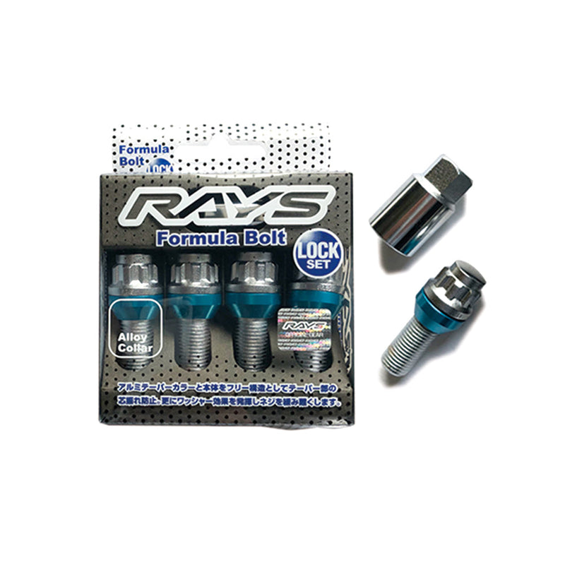 Rays - Formula Lock Bolt Set L28 - 4 Pieces - Chrome - M14x1.5 - RZCrewGarage
