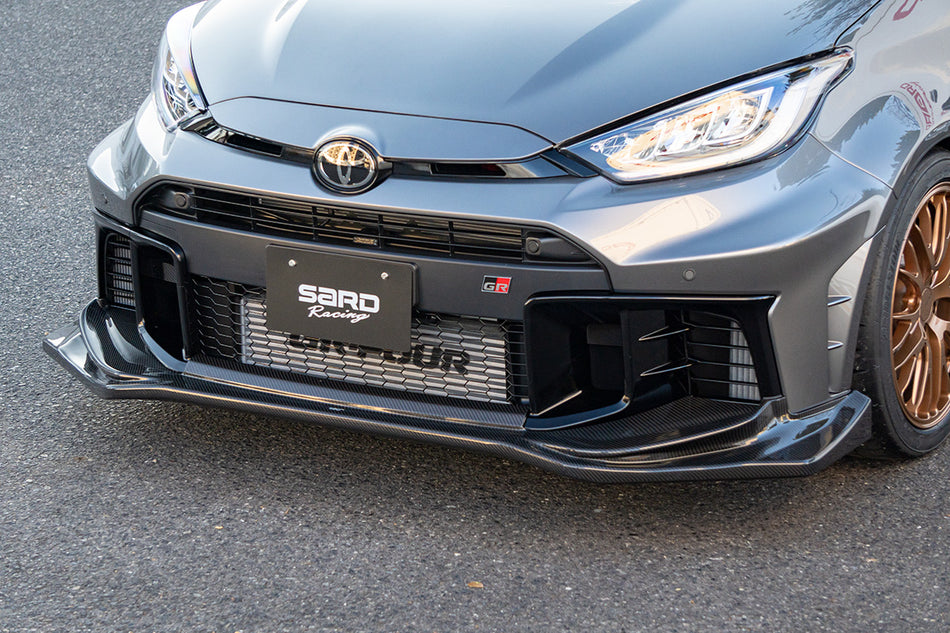 Sard - FRONT HALF SPOILER Gen2 FRP Carbon fiber (clear coated) - Toyota - Yaris GR GXPA16 Prior Facelift - Default Title 81227 - Rzcrew Garage