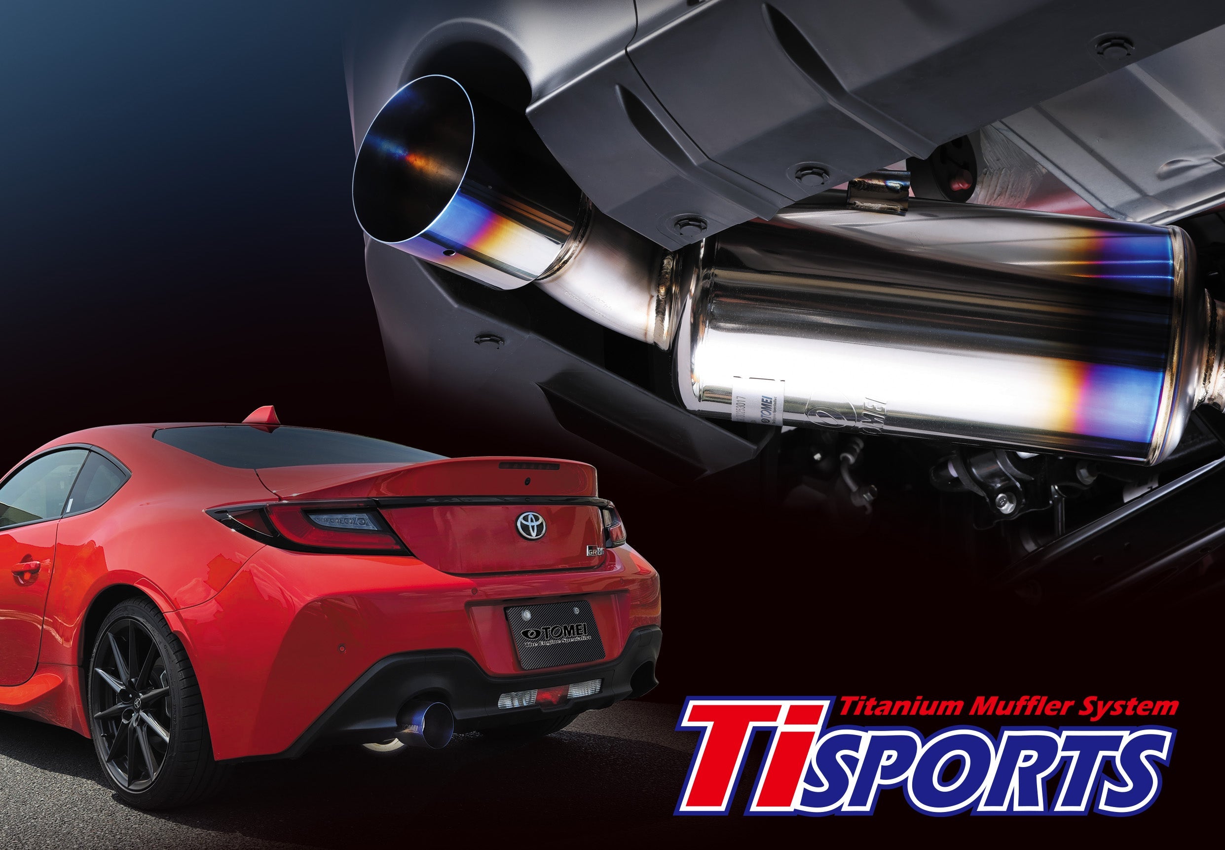 Tomei Ti Racing Titanium Muffler - Toyota - 86 ZN8 - 442004