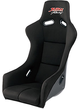 Juran GTR100 JURAN Logo Fixed Bucket Seat - Frp - Black-GTR100-FRP-BK-J - Rzcrewgarage