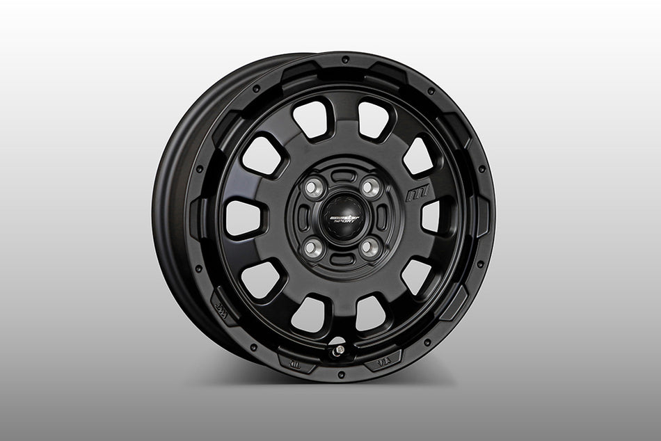 Monster Sport GX10T - 14x4.5J - 4x100 - ET: 48 (Matte Black)