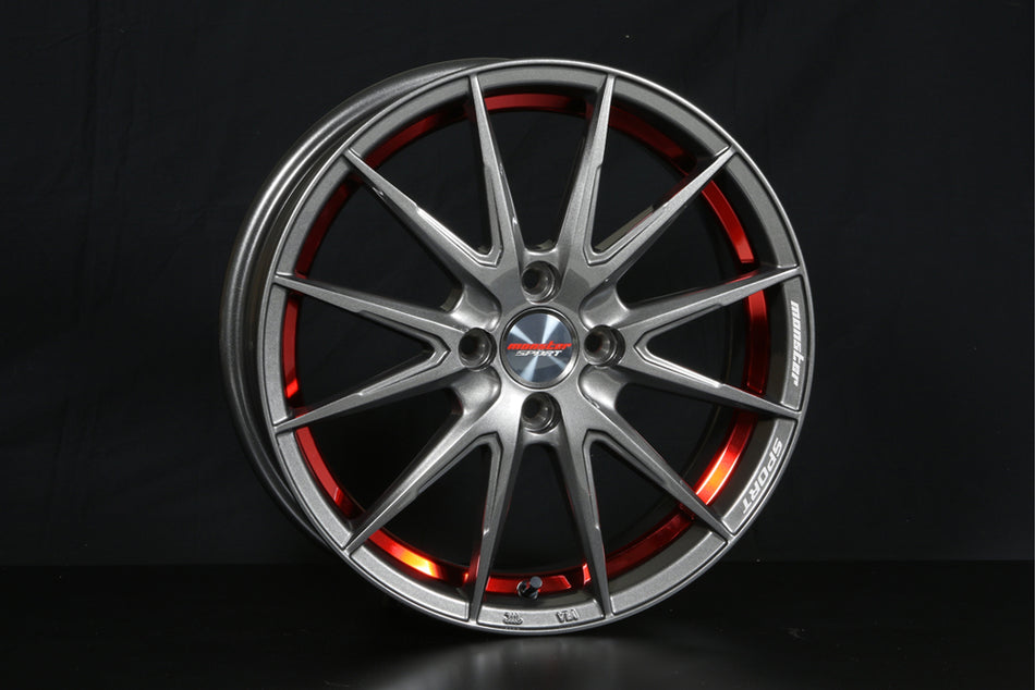 Monster Sport VX12S - 15x5.0J - 4x100 - ET: 45 (Gray Metallic)