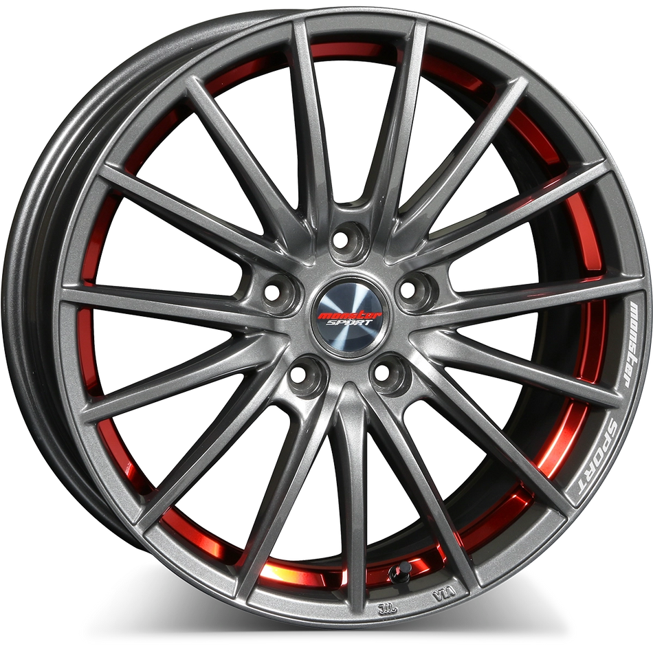 Monster Sport VX15S - 17x7.5J - 5x114.3 - ET: 48 (Gray metallic)