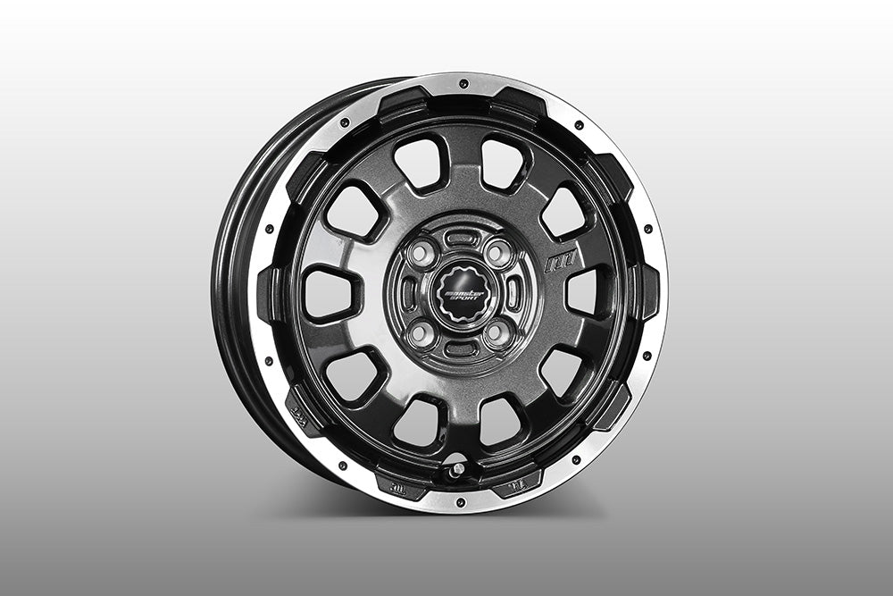 Monster Sport GX10T - 14x4.5J - 4x100 - ET: 48 (Gun Metal)