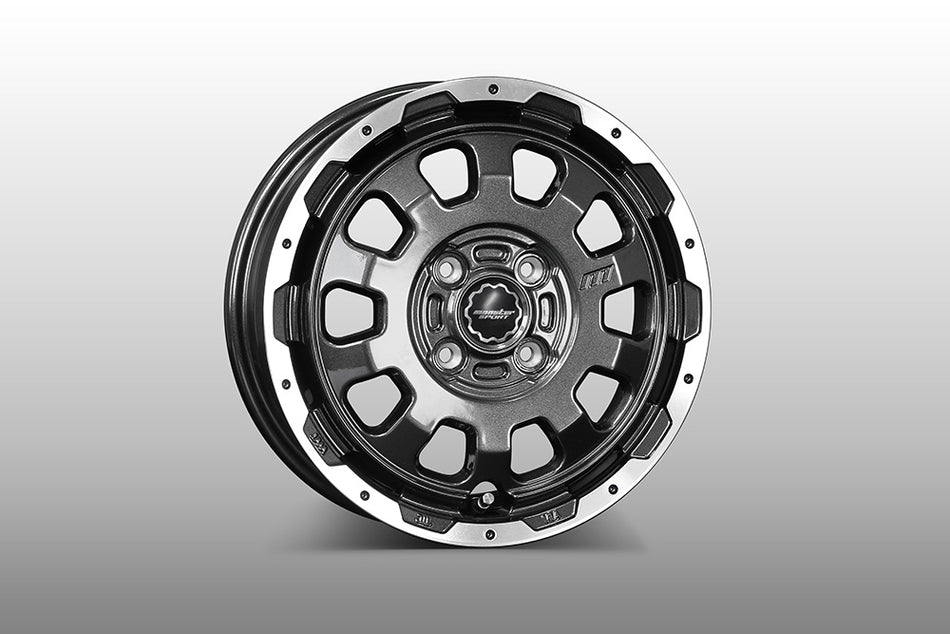 Monster Sport GX10T - 14x4.5J - 4x100 - ET: 48 (Gun Metal)