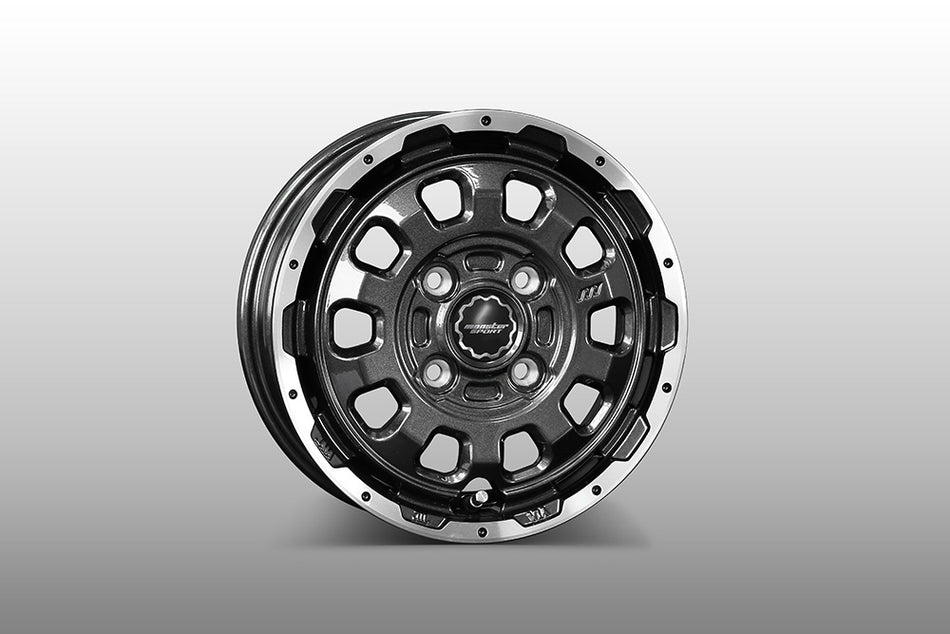 Monster Sport GX10T - 12x4.0J - 4x100 - ET: 42 (Gun Metal)