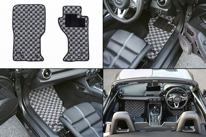 Autoexe - GREY Sports Floor Mat (RHD) - Mazda - MX-5 Miata Roadster RF ND - 