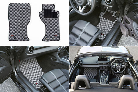 Autoexe - GREY Sports Floor Mat (RHD) - Mazda - MX-5 Miata Roadster RF ND - 