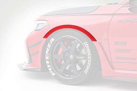 Varis - ARISING-II S-Tai for street - FRP FRONT FENDER TRIM (L/R 4pcs) - Honda - Civic Type R FL5 - Default Title VAHO-103 - Rzcrew Garage