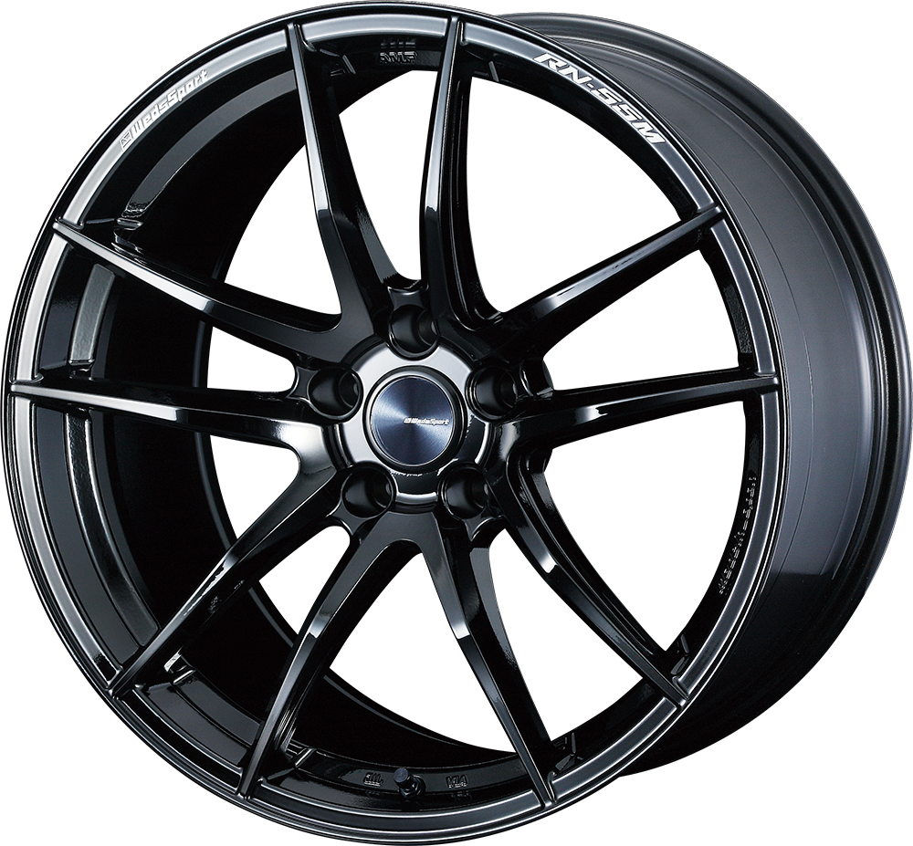 WedsSport RN-55M - 18x9J - 5x112 - ET: 32 (Gloss Black) - 5x112 - 73671