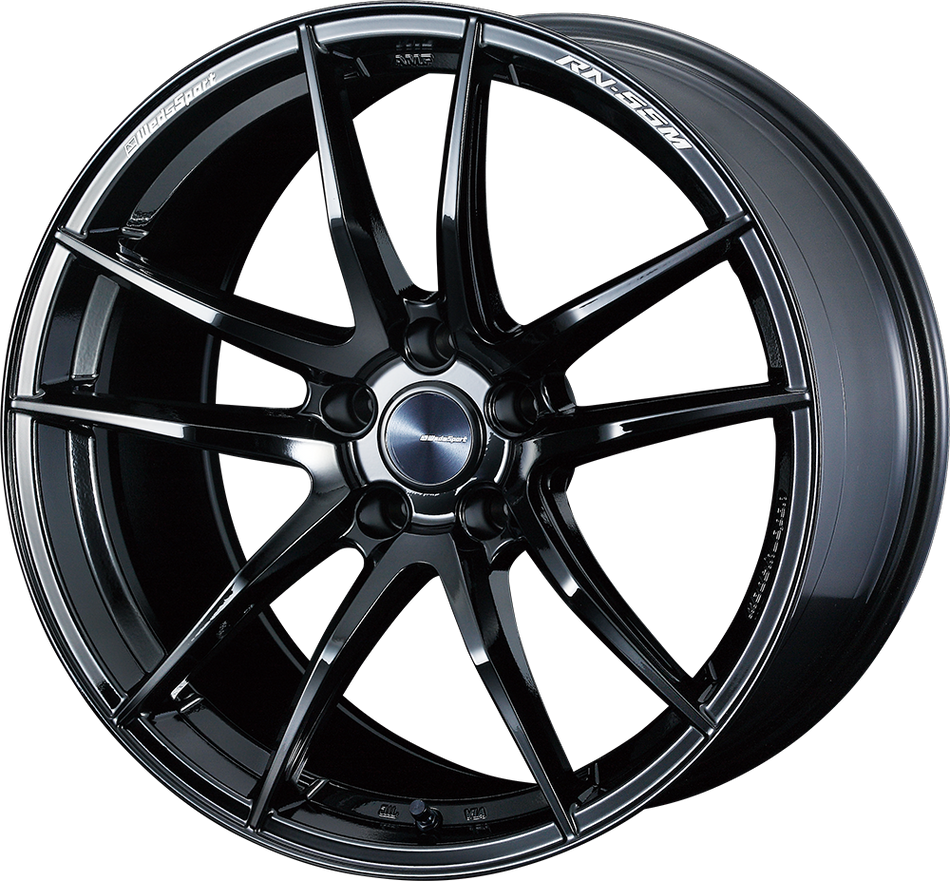 WedsSport RN-55M - 19x9J - 5x112 - ET: 30 (Gloss Black) - 5x112 - 73675