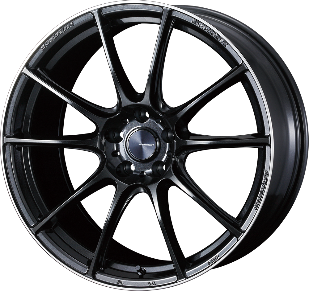 WedsSport SA-25R - 18x7.5J - 5x114.3 - ET: 35 (Blue Light Chrome II) - 5x114-3 - 73735