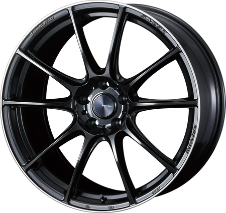 WedsSport SA-25R - 18x7.5J - 5x114.3 - ET: 35 (Blue Light Chrome II) - 5x114-3 - 73735
