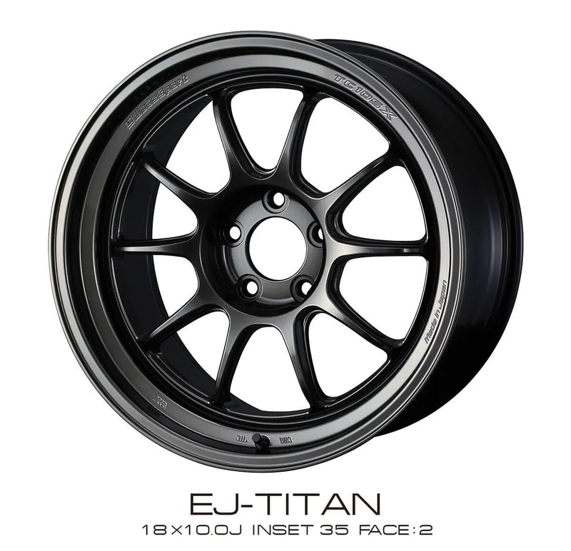 WedsSport TC105X DSR - 18x9.5J - 5x120 - ET: 45 (EJ TITAN) - 5x120 - 74740