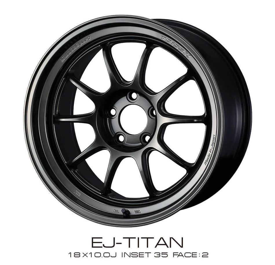 WedsSport TC105X DSR - 18x9.5J - 5x114.3 - ET: 25 (EJ TITAN) - 5x114-3 - 74736