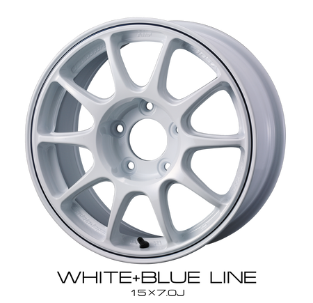 WedsSport TC105X GRAVEL - 15x6.5J - 4x100 - ET: 40 (White blue line) - 4x100 - 74119