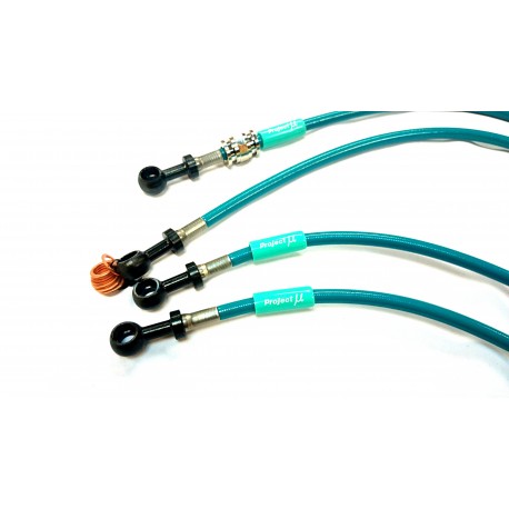 Project Mu - Steel Fitting Brake Lines - Toyota - Mark X GRX130 - RZCrewGarage