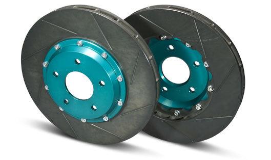 Project Mu - SCR-PRO Front Slotted Rotors (Black) - Honda Legend KA7/KA8 GPRH035BK - Rzcrewgarage
